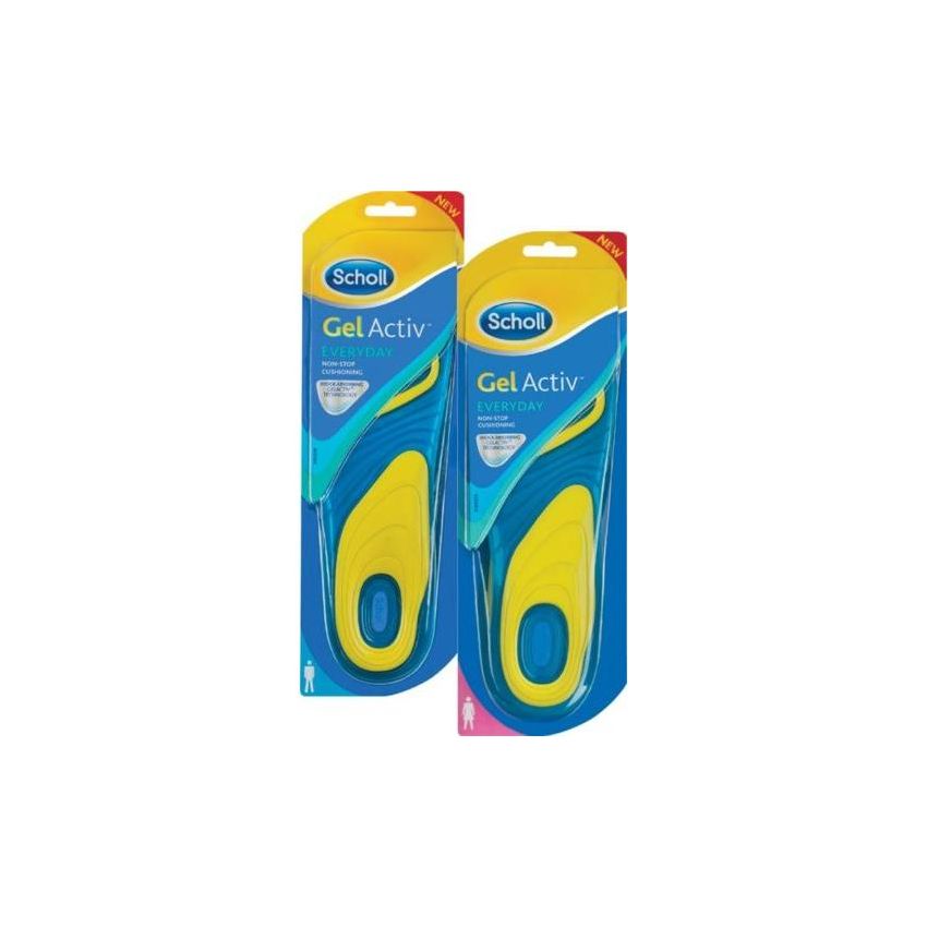 Solette Gel Activ Everyday di Scholl per Uomo, Taglia 42-46.5