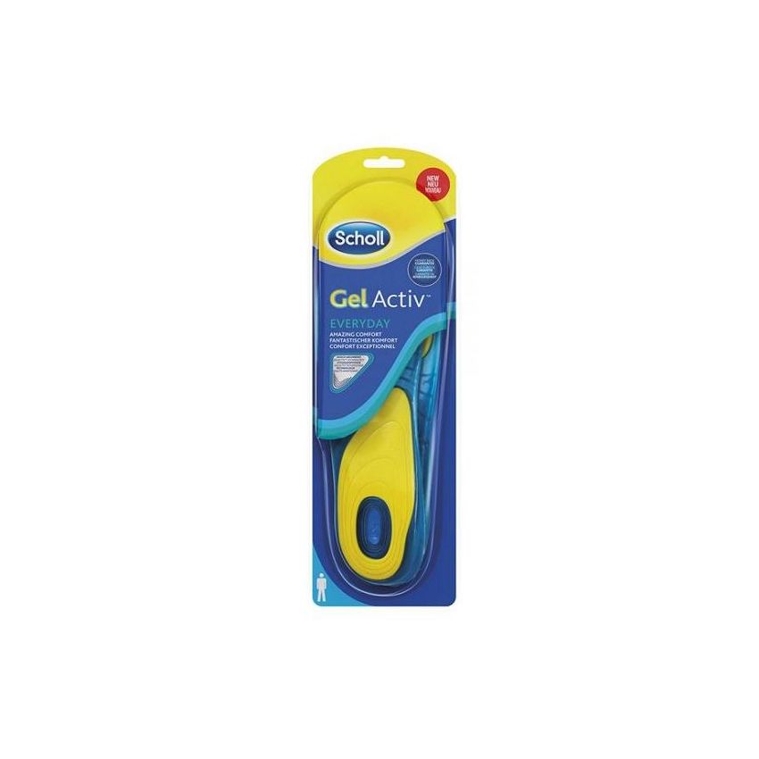 Solette Gel Activ Everyday di Scholl per Uomo, Taglia 42-46.5