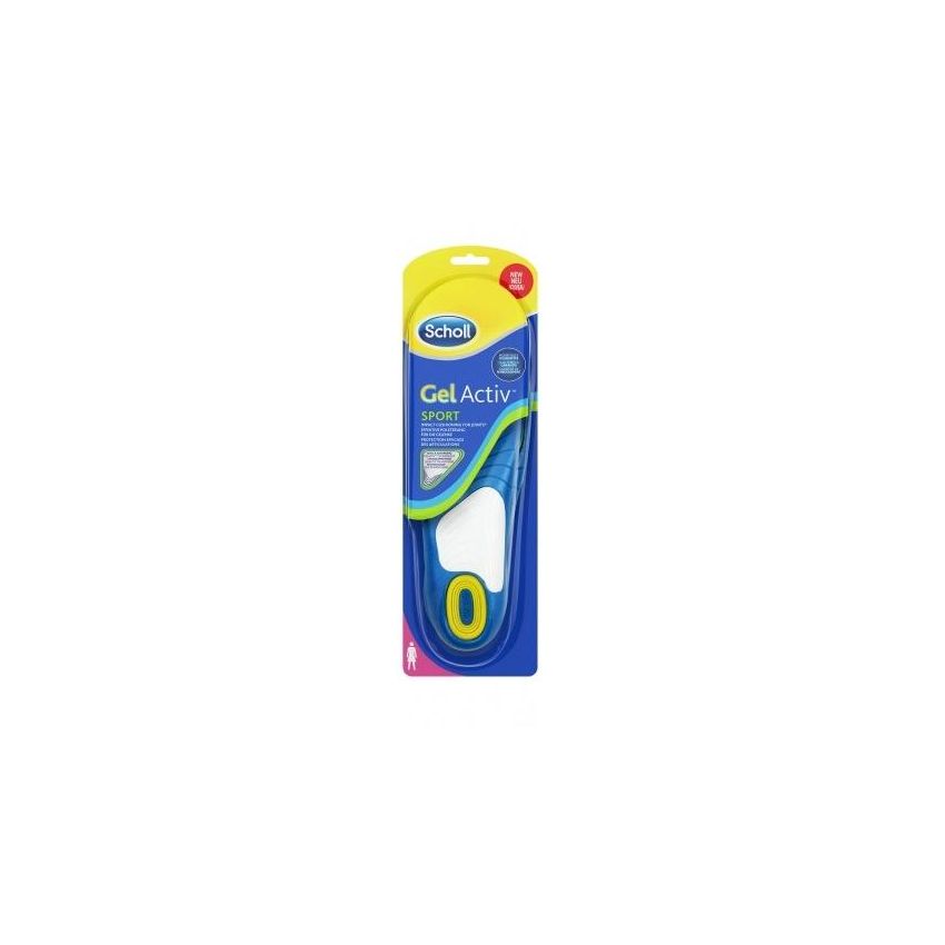 Scholl Gel Activ Sport - Solette Confortevoli per Donna, Taglia 35.5-40.5