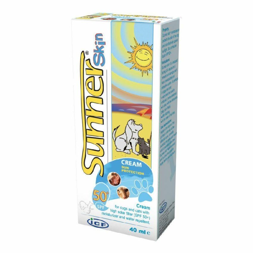 Crema Protettiva Solare I.C.F. per Cani e Gatti SPF50+ 40ml