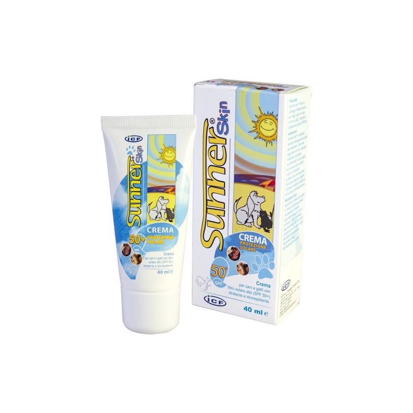 Crema Protettiva Solare I.C.F. per Cani e Gatti SPF50+ 40ml