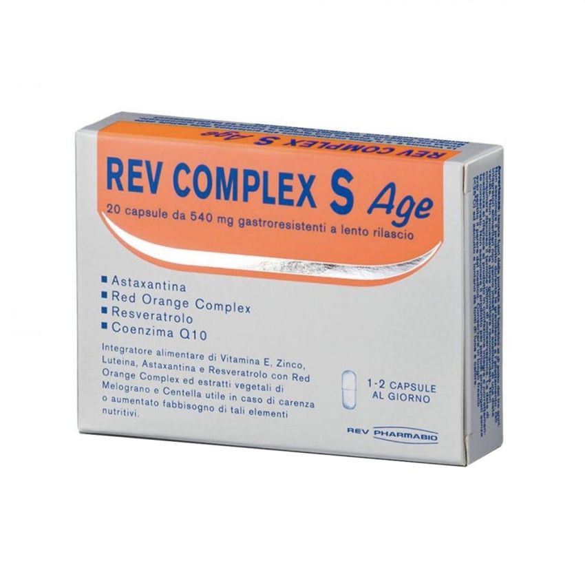 Rev Complex Anti-Aging Formula, 20 Capsule