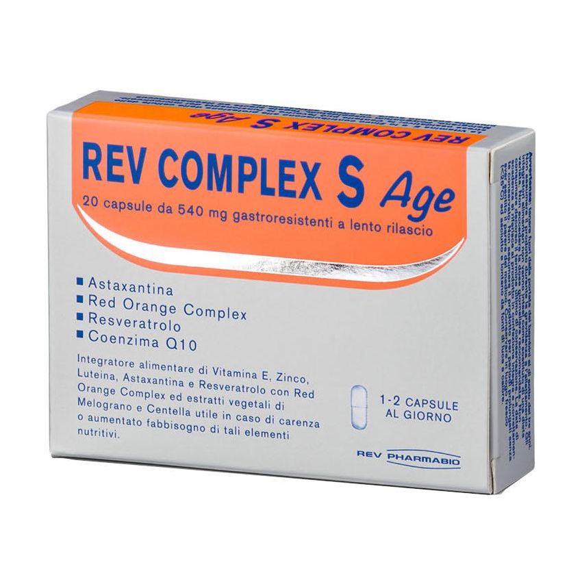 Rev Complex Anti-Aging Formula, 20 Capsule