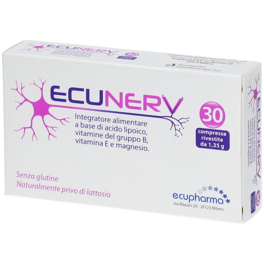 Ecunerv - Integratore Naturale con 30 Compresse