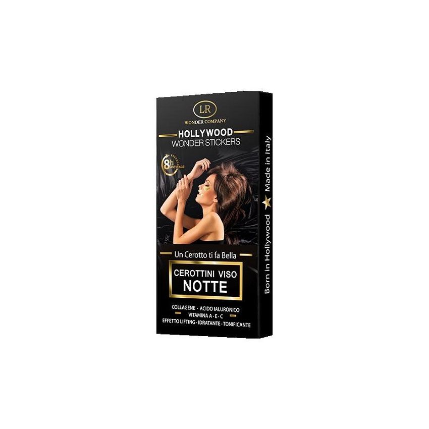 Cerottini Viso Anti-Età Lifting Notturni Hollywood Wonder Stickers - Set da 30