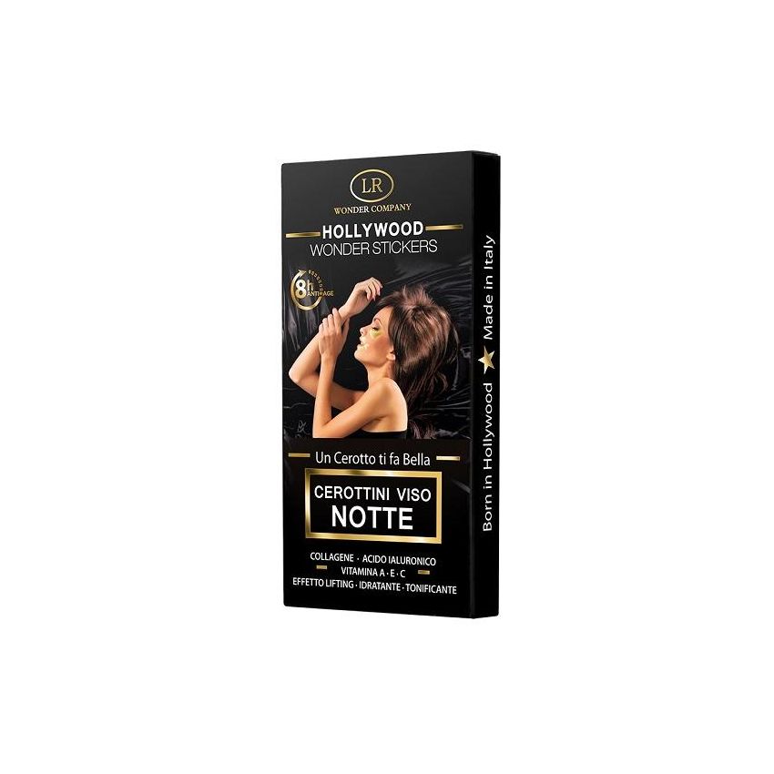 Cerottini Viso Anti-Età Lifting Notturni Hollywood Wonder Stickers - Set da 30