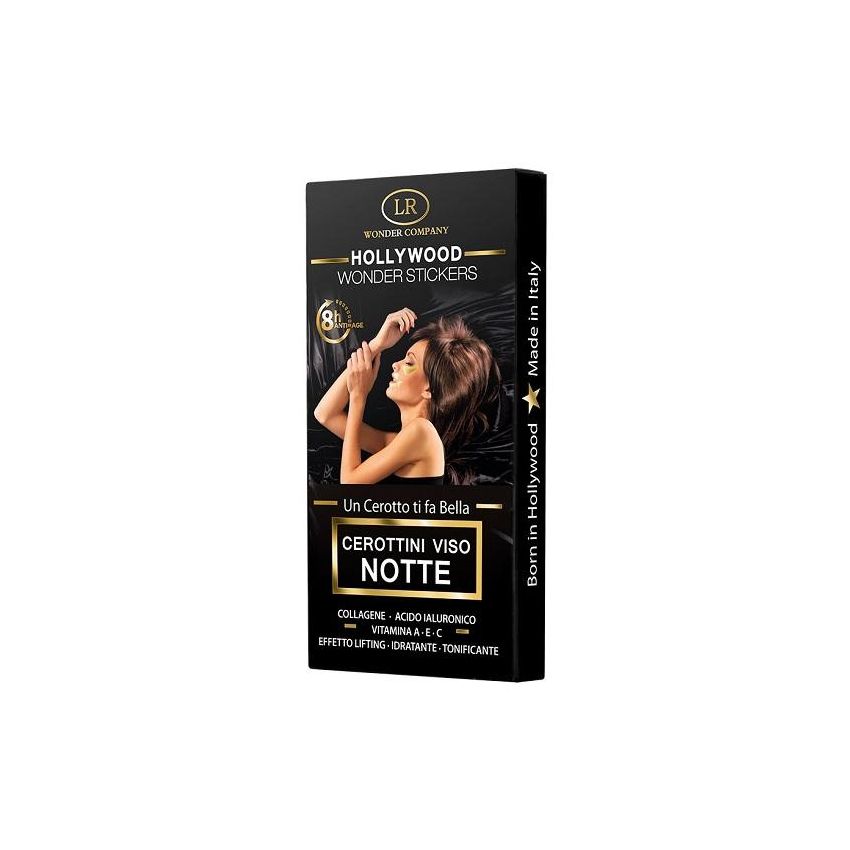 Cerottini Viso Anti-Età Lifting Notturni Hollywood Wonder Stickers - Set da 30