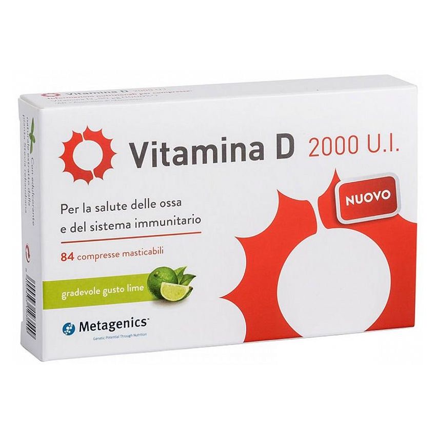 Masticabili Vitamina D da 2000 U.I. - Confezione da 168 Compresse
