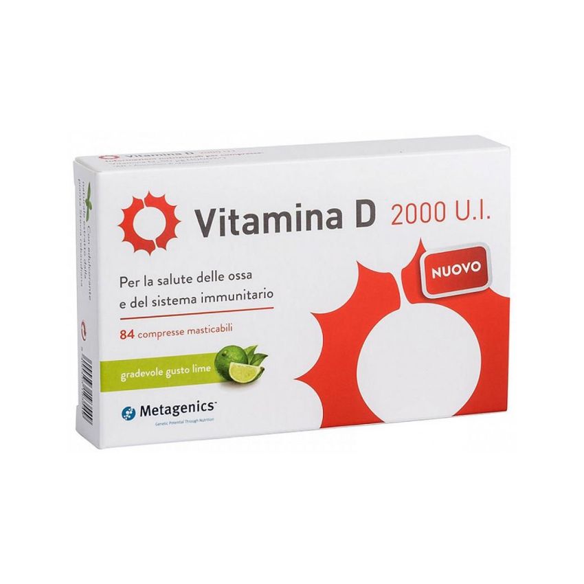 Masticabili Vitamina D da 2000 U.I. - Confezione da 168 Compresse