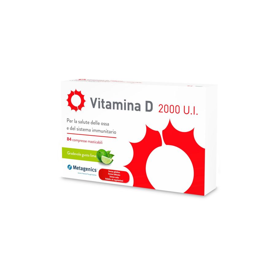 Masticabili Vitamina D da 2000 U.I. - Confezione da 168 Compresse