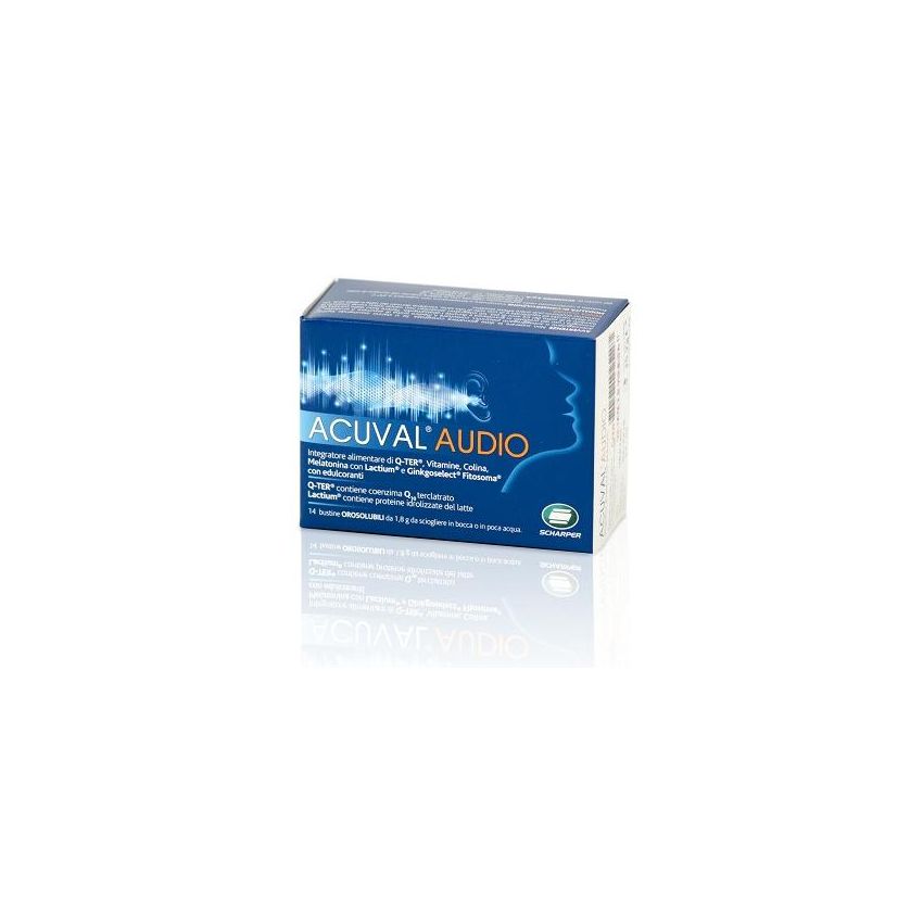 Acuval Audio - Pacco di 14 Buste orosolubile 1,8 gr
