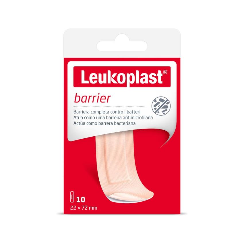 Leukoplast Barrier Cerotti Antisettici 72x22mm - Pacco da 10 Pezzi