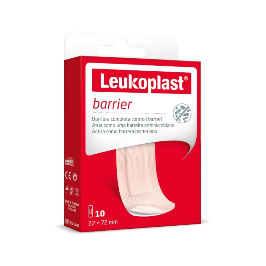 Leukoplast Barrier Cerotti Antisettici 72x22mm - Pacco da 10 Pezzi