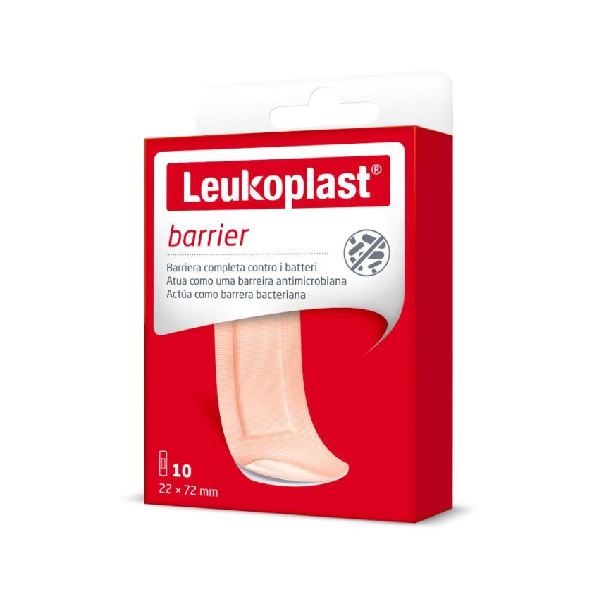 Leukoplast Barrier Cerotti Antisettici 72x22mm - Pacco da 10 Pezzi
