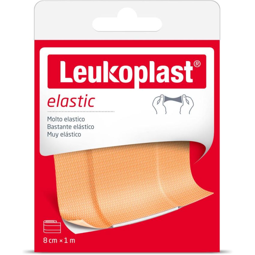 Leukoplast Elastic Bendaggio Elastico 1m x 8cm