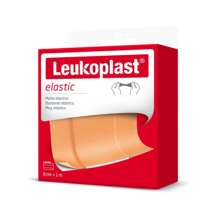 Leukoplast Elastic Bendaggio Elastico 1m x 8cm