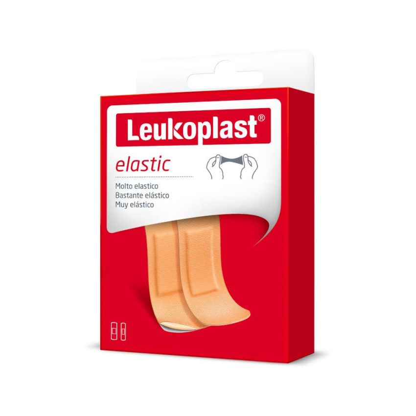 Leukoplast Elastic - Pacco da 20 Pezzi in 2 Misure Assortite