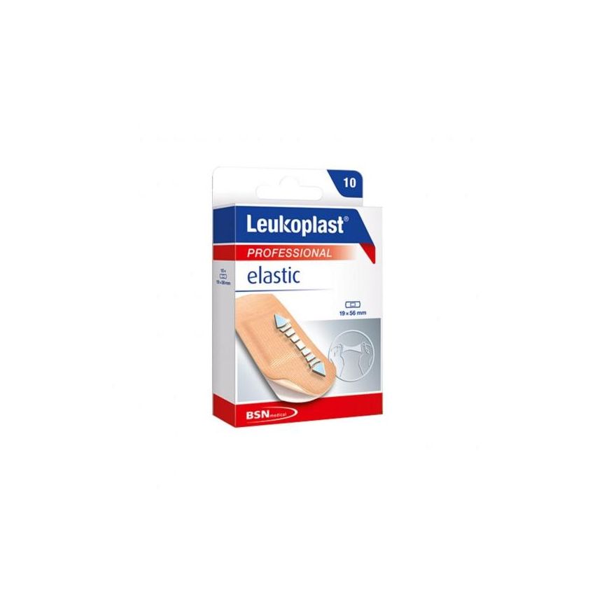 Leukoplast Elastic Bendaggi Elastici 19x56mm - Confezione da 10 Pezzi