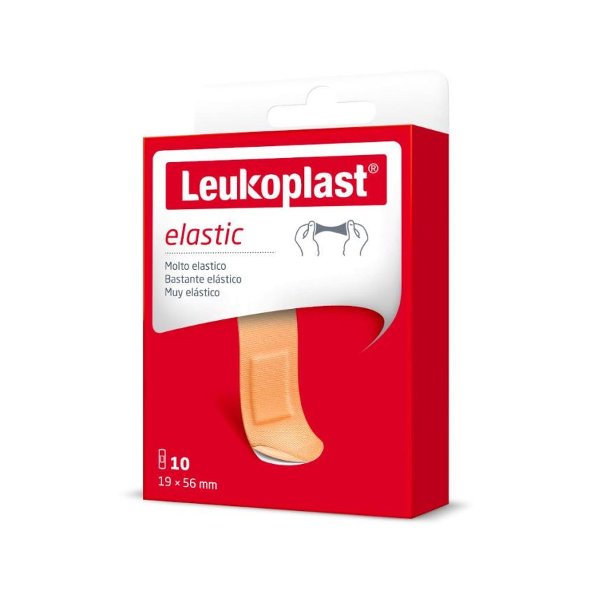 Leukoplast Elastic Bendaggi Elastici 19x56mm - Confezione da 10 Pezzi