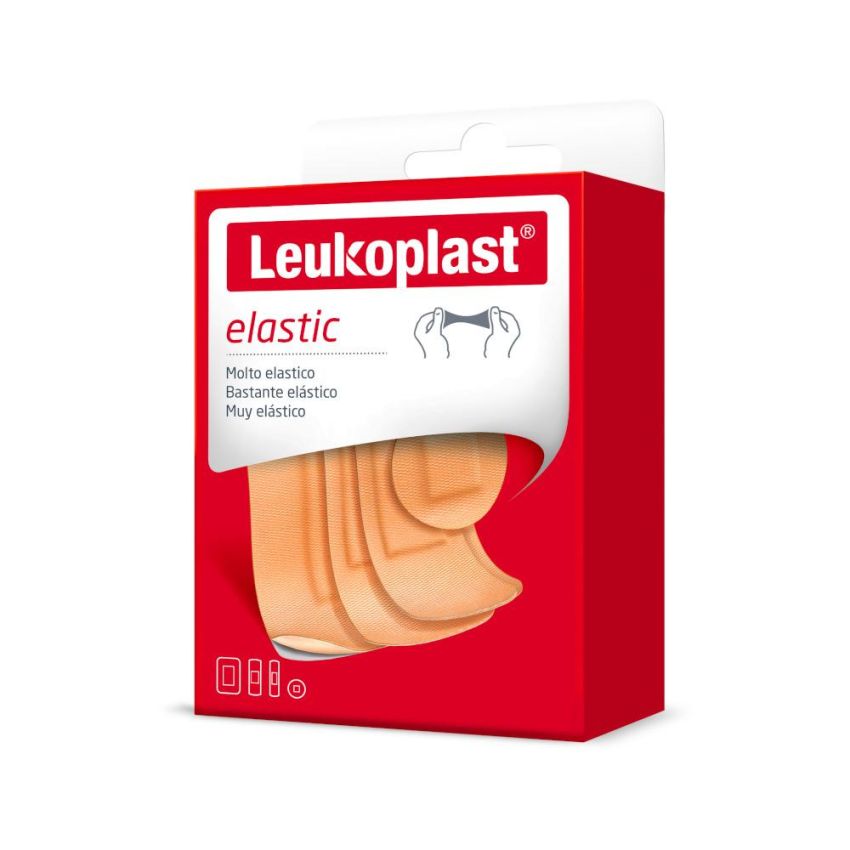 Leukoplast Elastic - Pacchetto da 40 Pezzi in 4 Misure Assortite