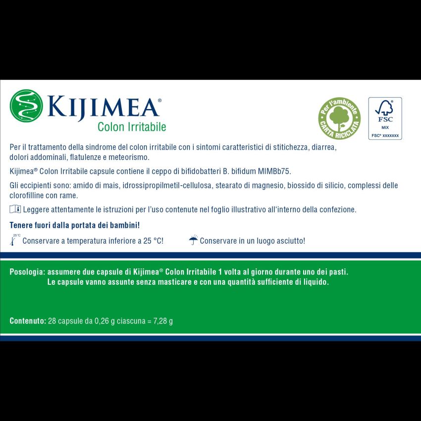Kijimea Capsule per Colon Irritabile - Pacco da 28