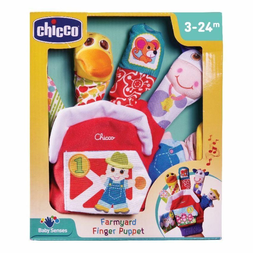 Chicco Gioco - Guanto Marionetta a Tema Fattoria