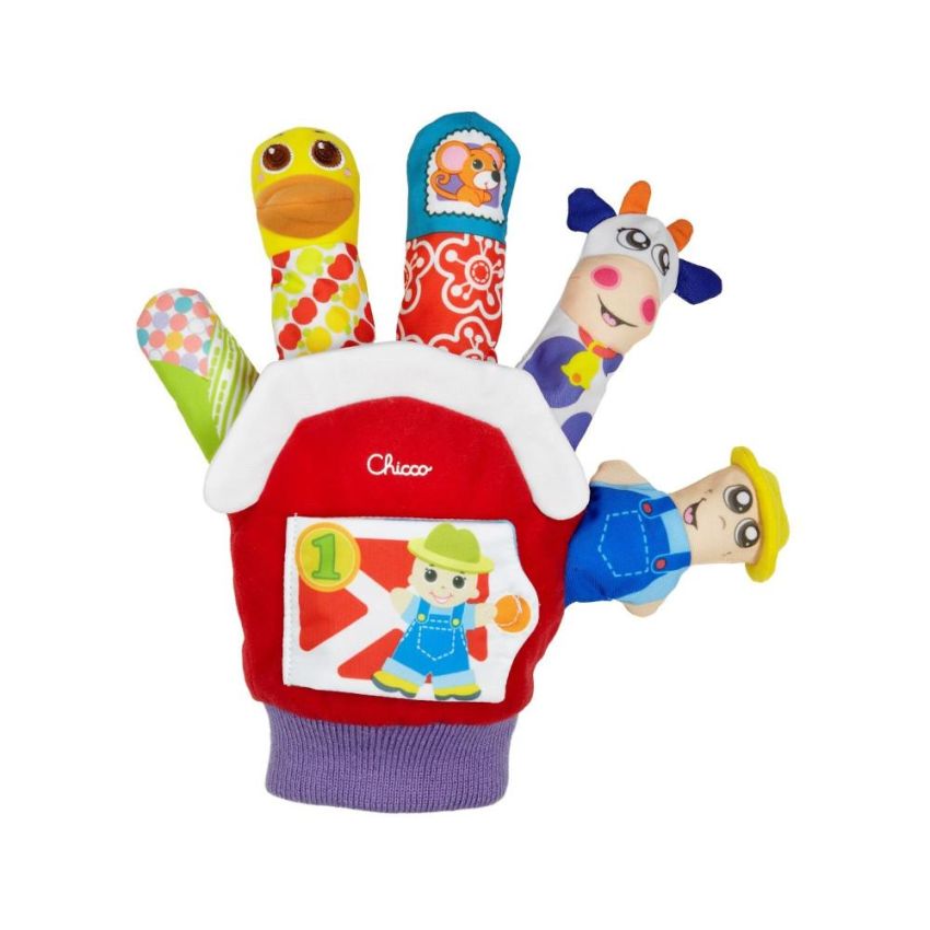 Chicco Gioco - Guanto Marionetta a Tema Fattoria