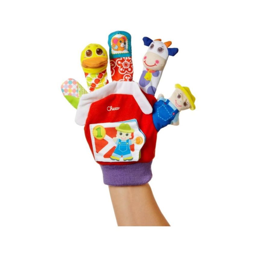 Chicco Gioco - Guanto Marionetta a Tema Fattoria