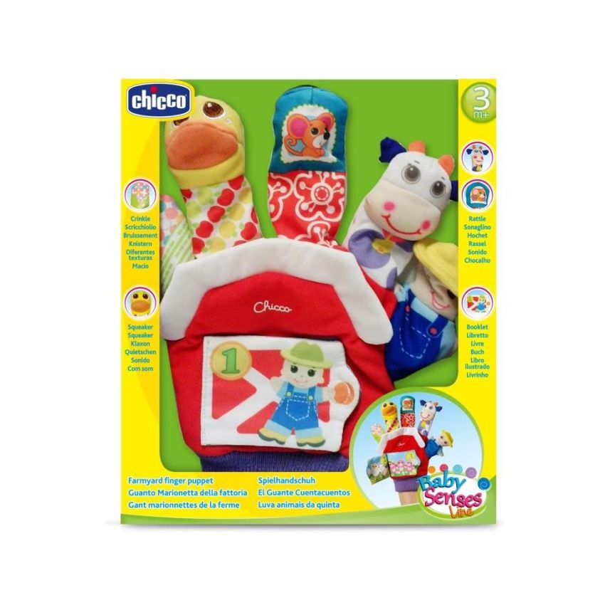 Chicco Gioco - Guanto Marionetta a Tema Fattoria