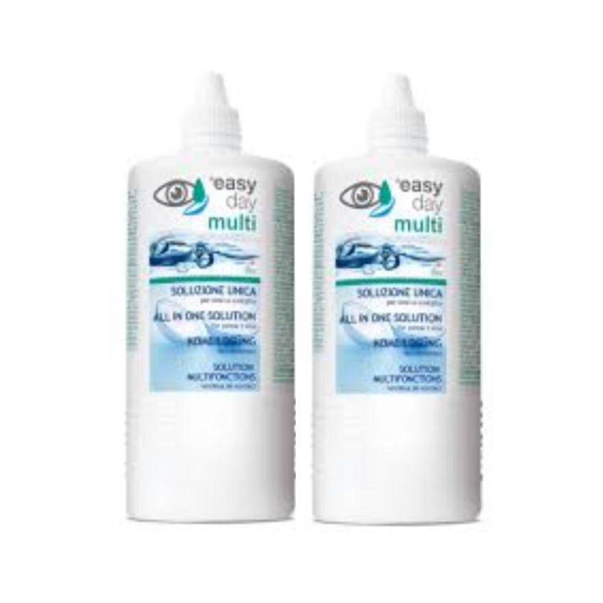 Easyday Detergente Multifunzione per Lenti a Contatto, 2x360ml