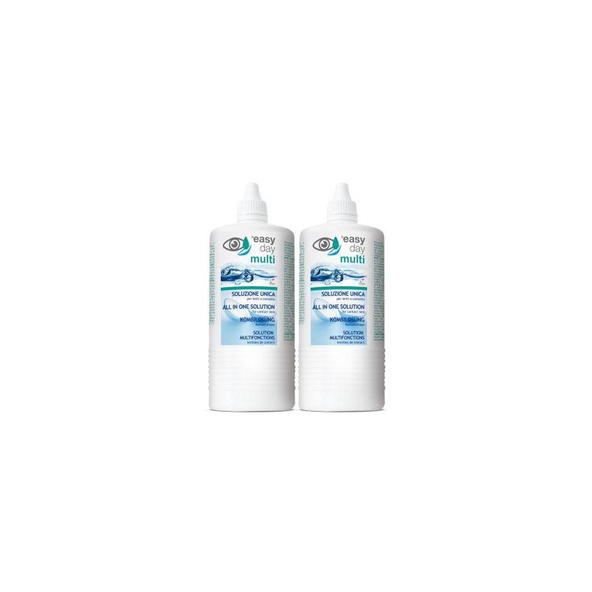 Easyday Detergente Multifunzione per Lenti a Contatto, 2x360ml