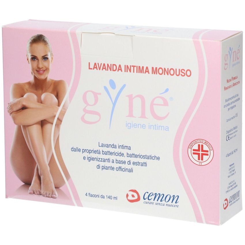 Gynè Lavanda Vaginale - Set di 4 Flaconcini da 140ml