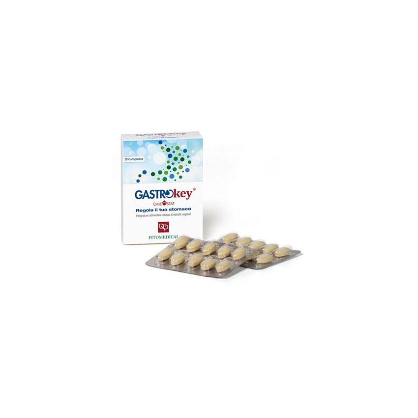 Gastrokey Digestive Health Supplement - 30 Compresse da 660mg