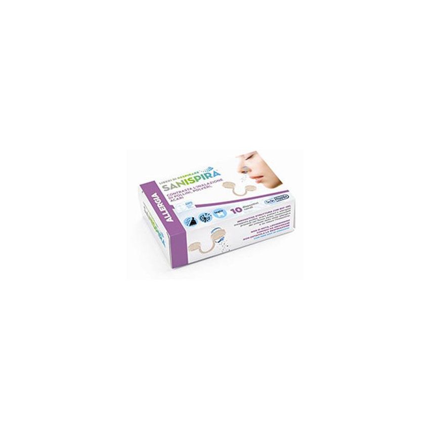 Sanispira Misura S - Filtro Nasale Anti-Allergia, 10 Pezzi