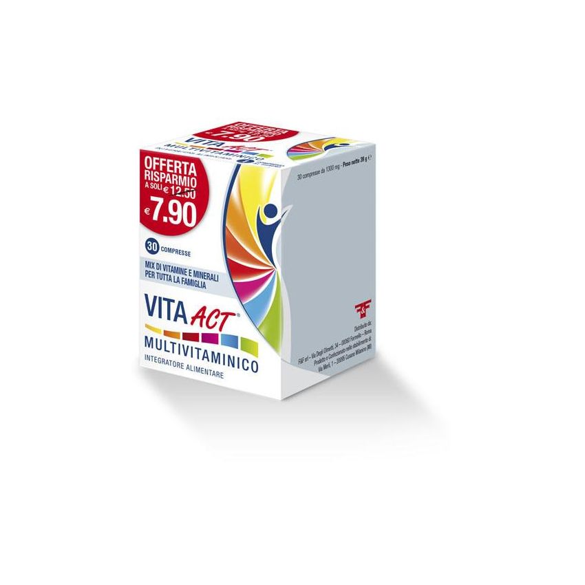 Vita Act Multivitaminico - Integratore di 30 Compresse