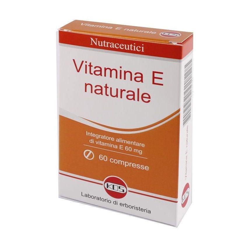 Vitamina E Naturale Pura - Confezione da 60 Compresse