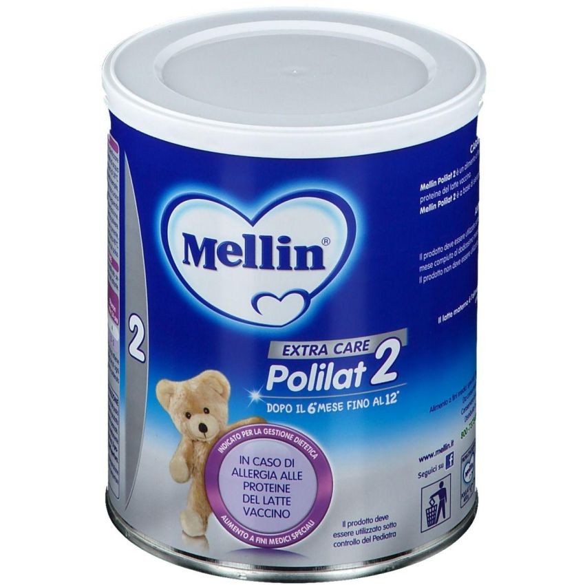 Mellin Polilat 2 - Latte in Polvere per Bambini, 400g