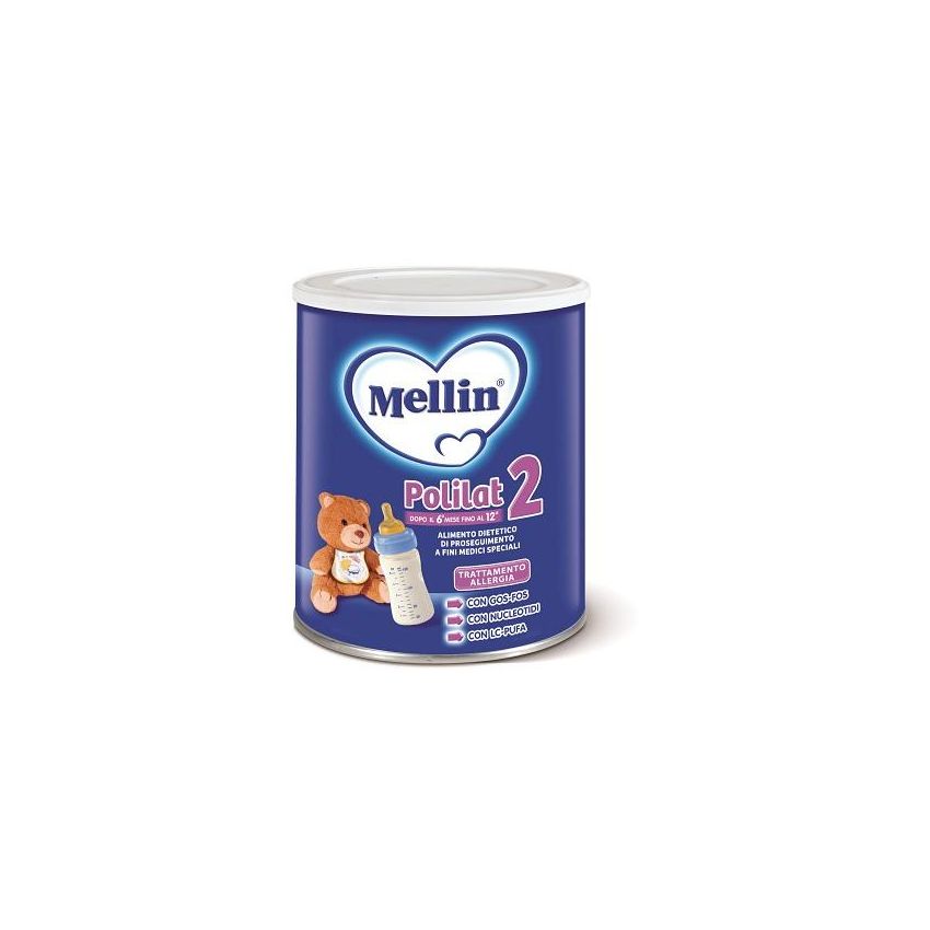 Mellin Polilat 2 - Latte in Polvere per Bambini, 400g