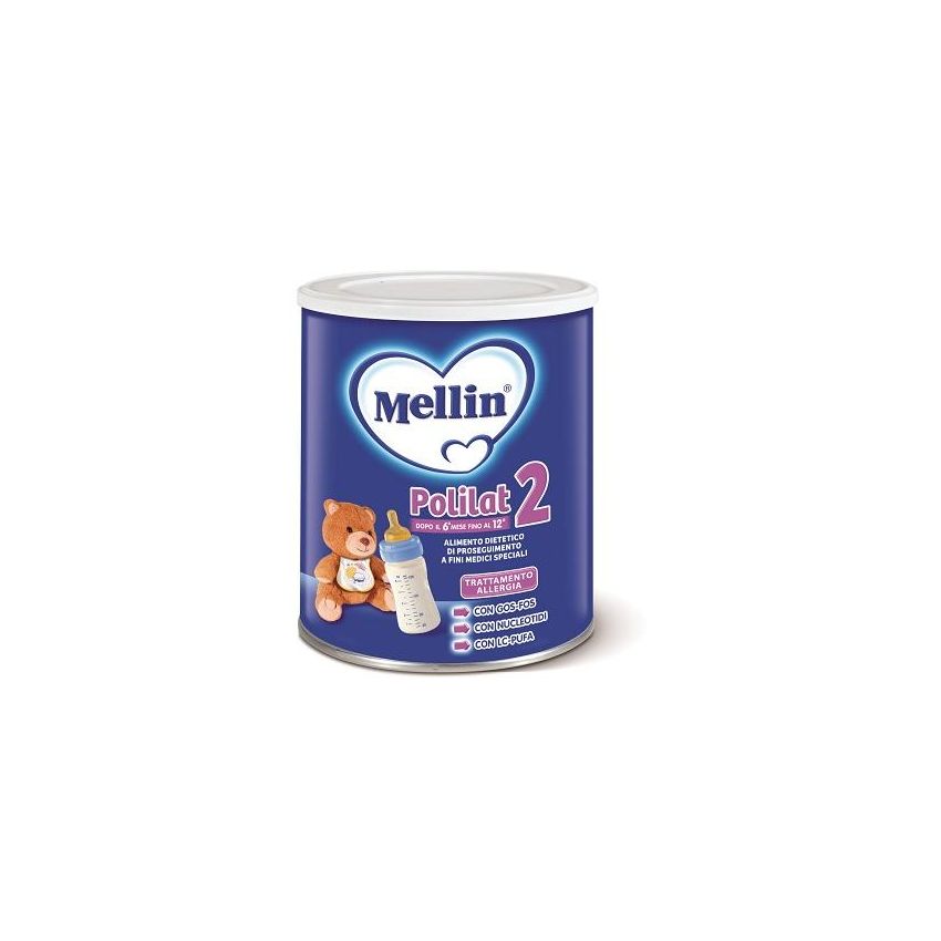 Mellin Polilat 2 - Latte in Polvere per Bambini, 400g