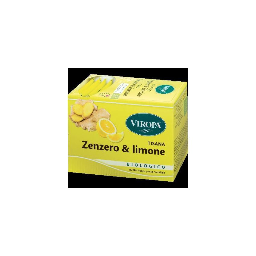 Viropa Tisana Biologica con Zenzero e Limone - 15 Filtri