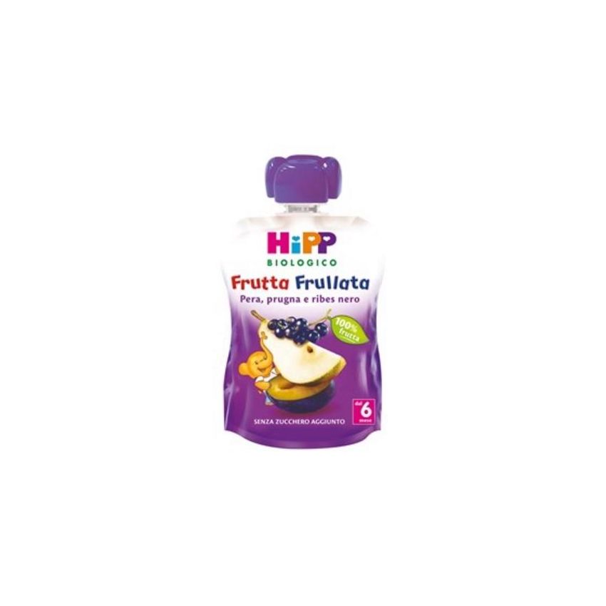 Hipp Bio Purea di Frutta Pera, Prugna e Ribes 90g