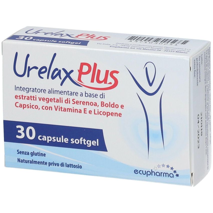 Urelax Plus Softgel Capsules - 30 Count