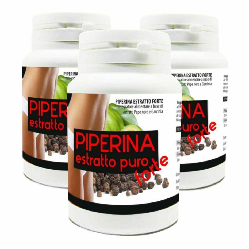 60 Capsule di Pure Piperina Estratto - Alta Potenza