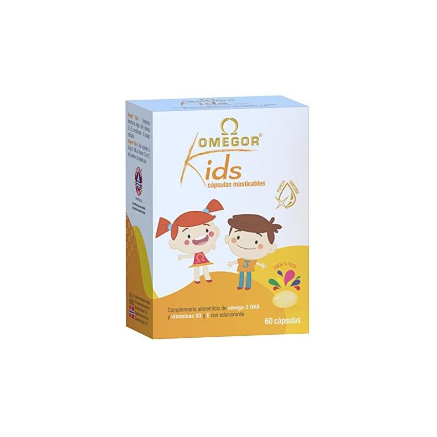 Masticabili Omegor Kids - 60 Capsule Salutari per Bambini