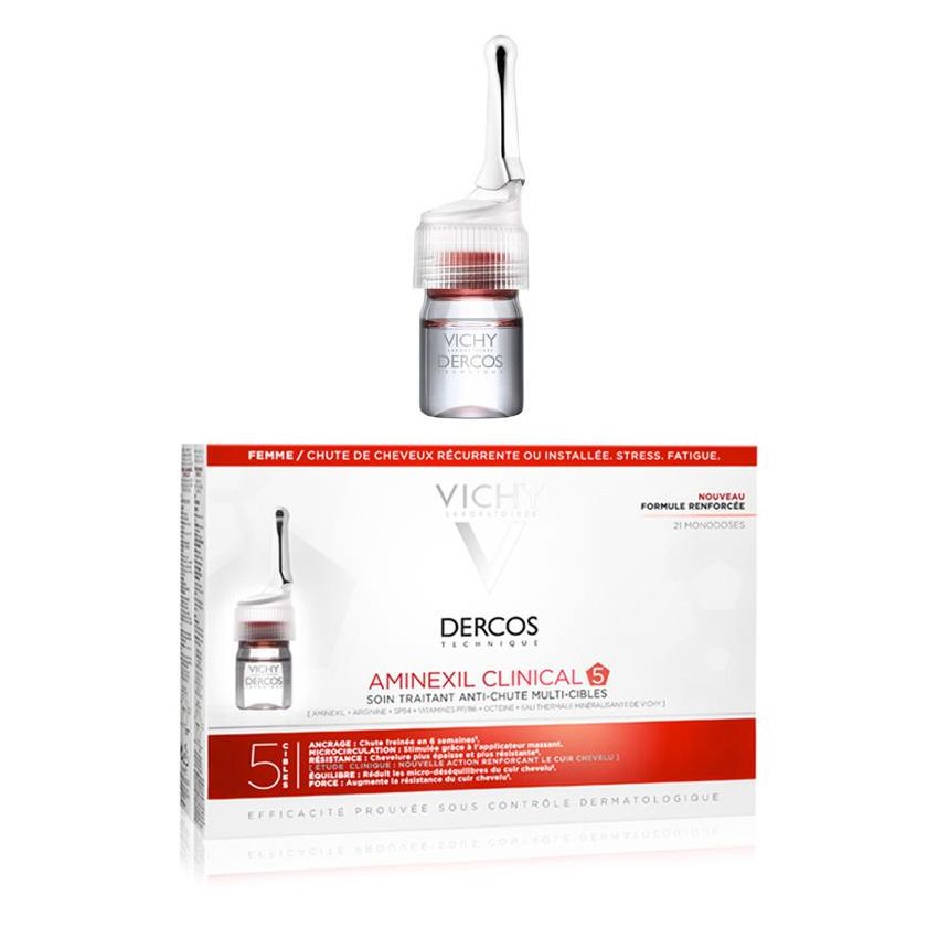 Vichy Dercos Aminexil - Trattamento Anticaduta per Donna 42 Fiale da 6 ml