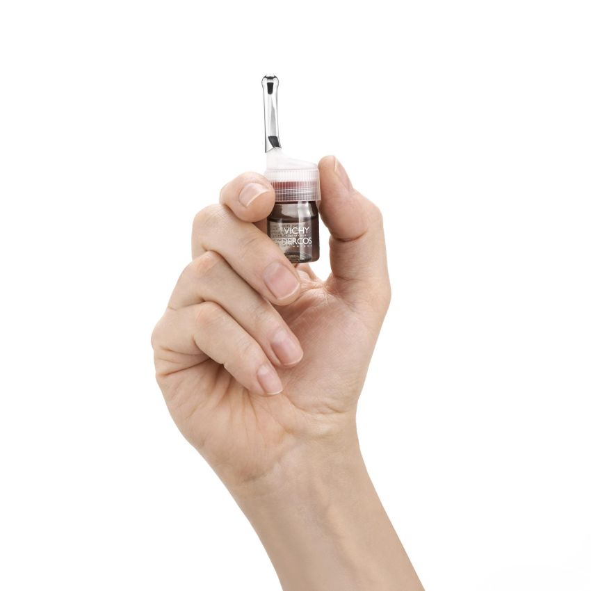 Vichy Dercos Aminexil - Trattamento Anticaduta Intensivo per Uomo, 42 Fiale da 6 ml