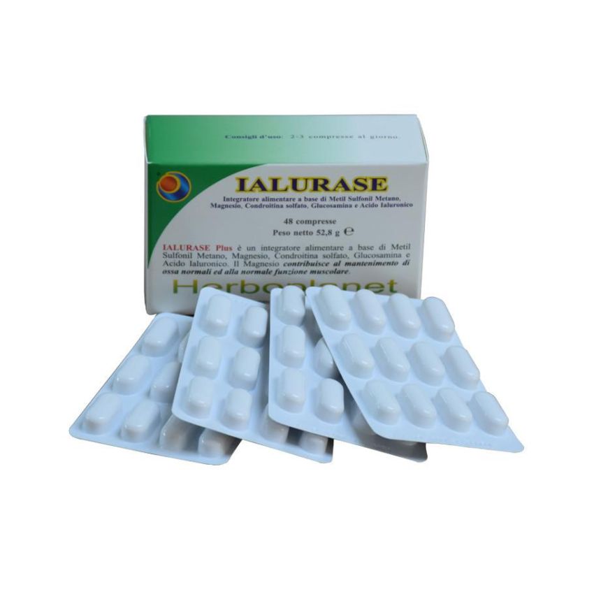 Ialurase Plus - 48 Compresse per la Cura della Pelle