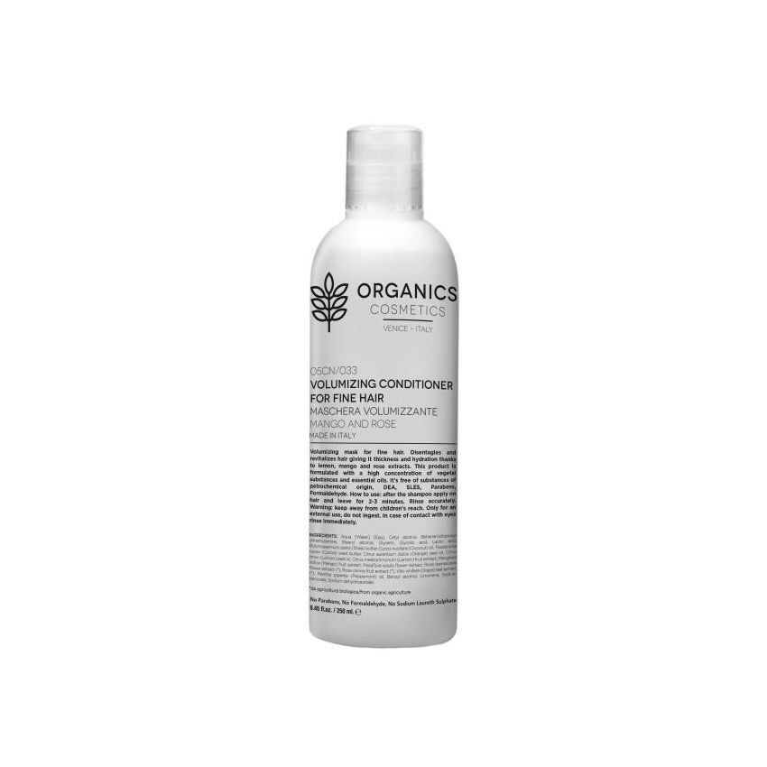 Maschera Volumizzante per Capelli Fini - Organics Cosmetics, 250ml