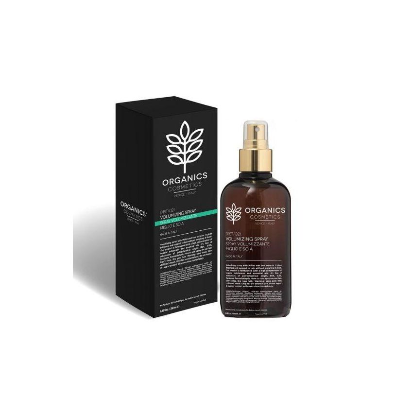 Spray Volumizzante Bio per Capelli con Miglio e Soia - 250ml