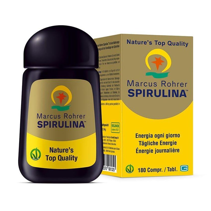 Marcus Rohrer Spirulina - 180 Compresse Nutrient-Riche